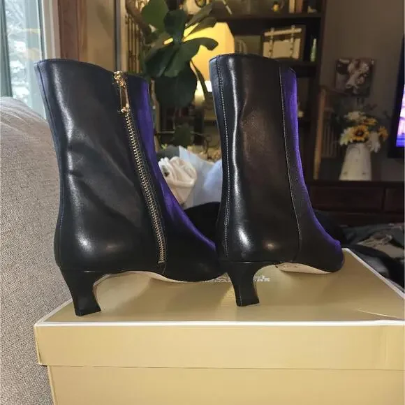 Michael Kors Cosmo Leather Kitten Boot - Picture 2 of 13